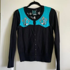Women’s Too Fast Sailor Themed Cardigan